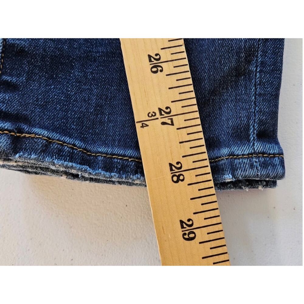 FRAME Le Skinny de Jeanne Jeans Womens 32 Dark Wash Skinny Stretch Denim Ankle - Picture 7 of 7